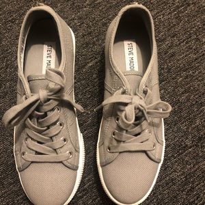 Steve Madden Grey Platform Sneaker